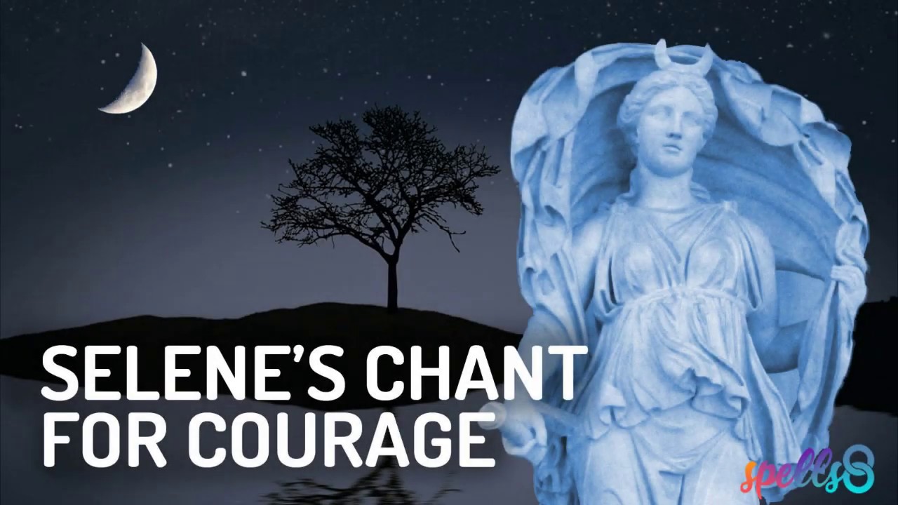🙏🌕✨ Selene's Moon Chant: Wiccan Prayer to (Luna) Goddess for Courage