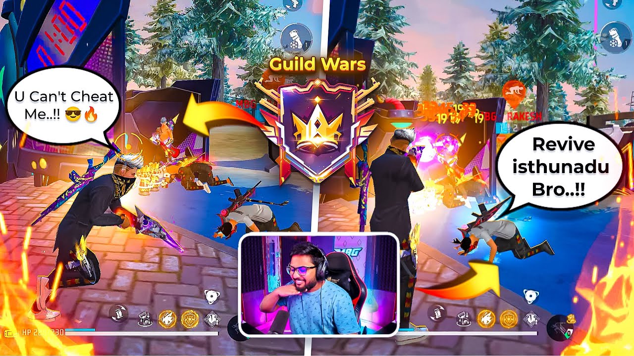 India's All Top Guilds In My Lobby 😳 Guild War Highlights 🔥 - Free Fire Telugu - MBG ARMY
