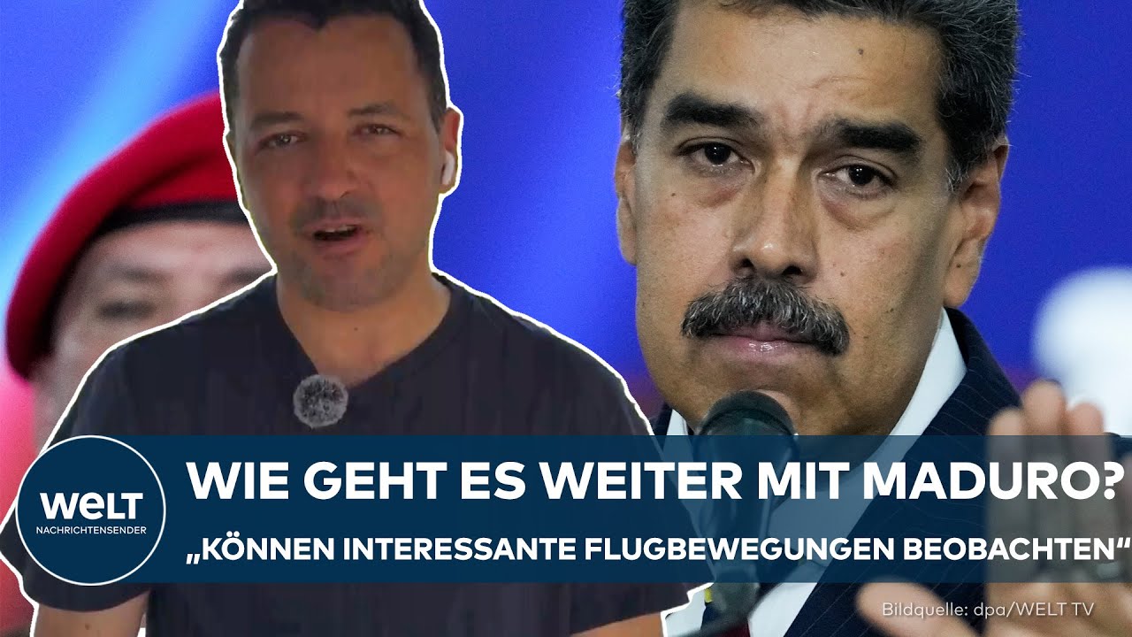 NACH US-ANGRIFF: Wie geht es weiter mit Maduro? – „Können interessante Flugbewegungen beobachten“
