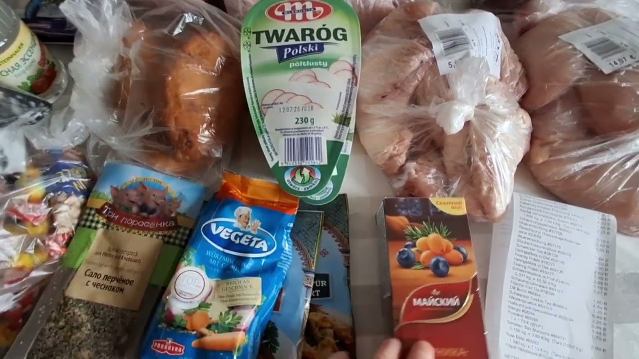 Закупка продуктов на сумму 155€💥🙈