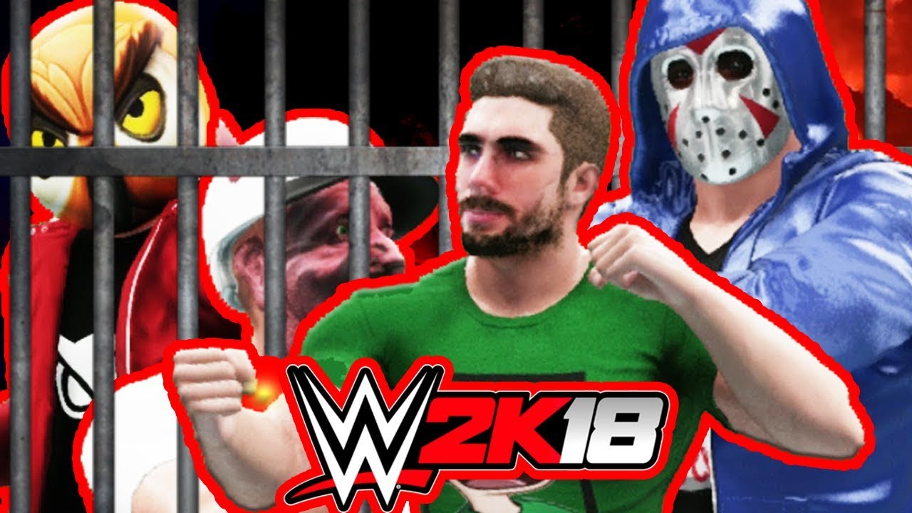 H2O Delirious & Nogla rescue Vanoss & Wildcat? | WWE 2K18 | S9E13 Cell in a Hell
