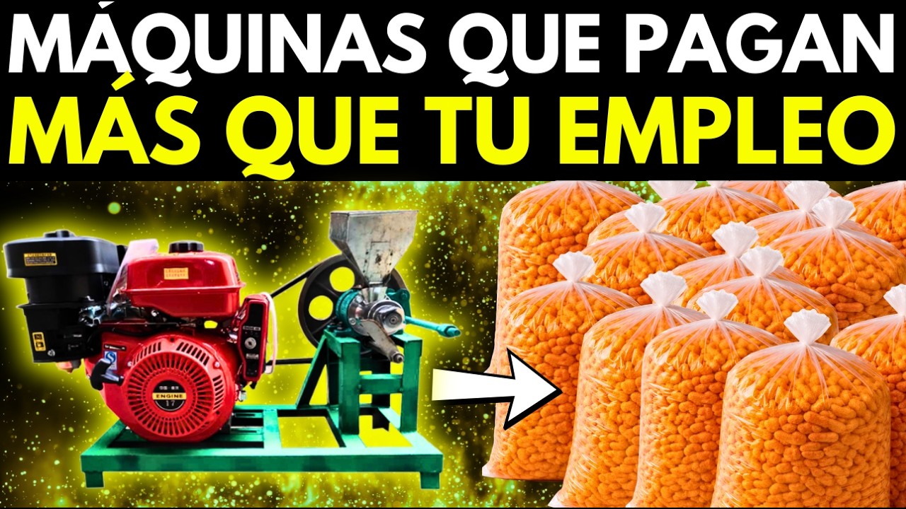 20 MÁQUINAS QUE HACEN MÁS DINERO QUE TU EMPLEO | RENTABLES Y FÁCILES DE IMPORTAR