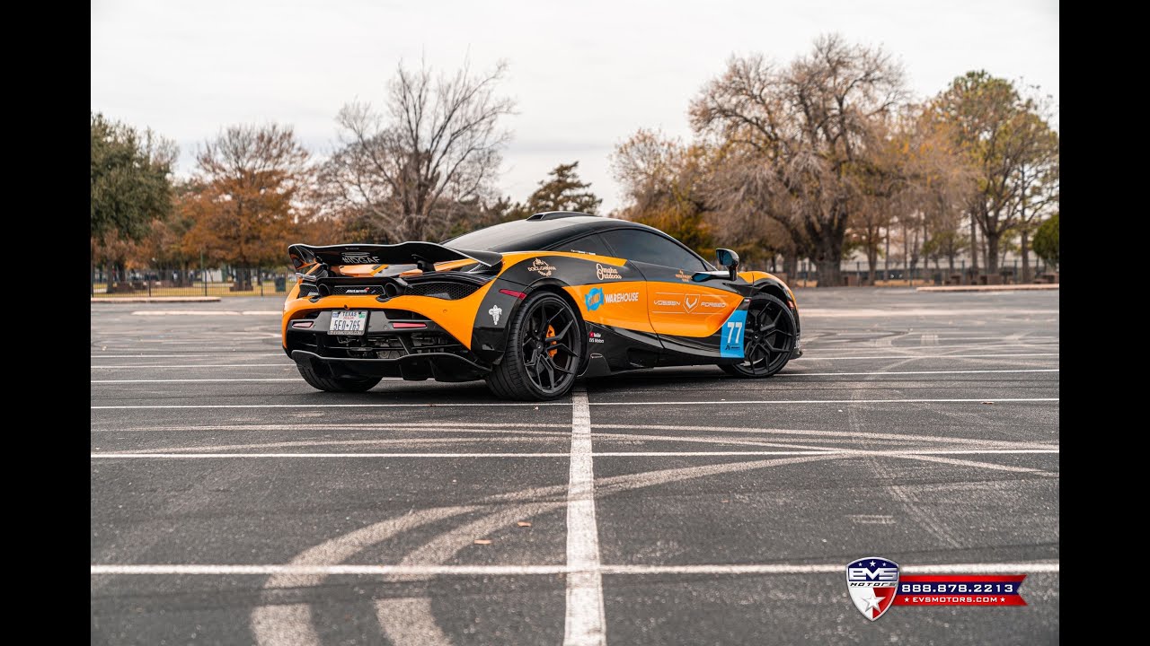 EVS Motors Vorsteiner Silverstone McLaren 720s on Vossen Forged EVO3 Wheels