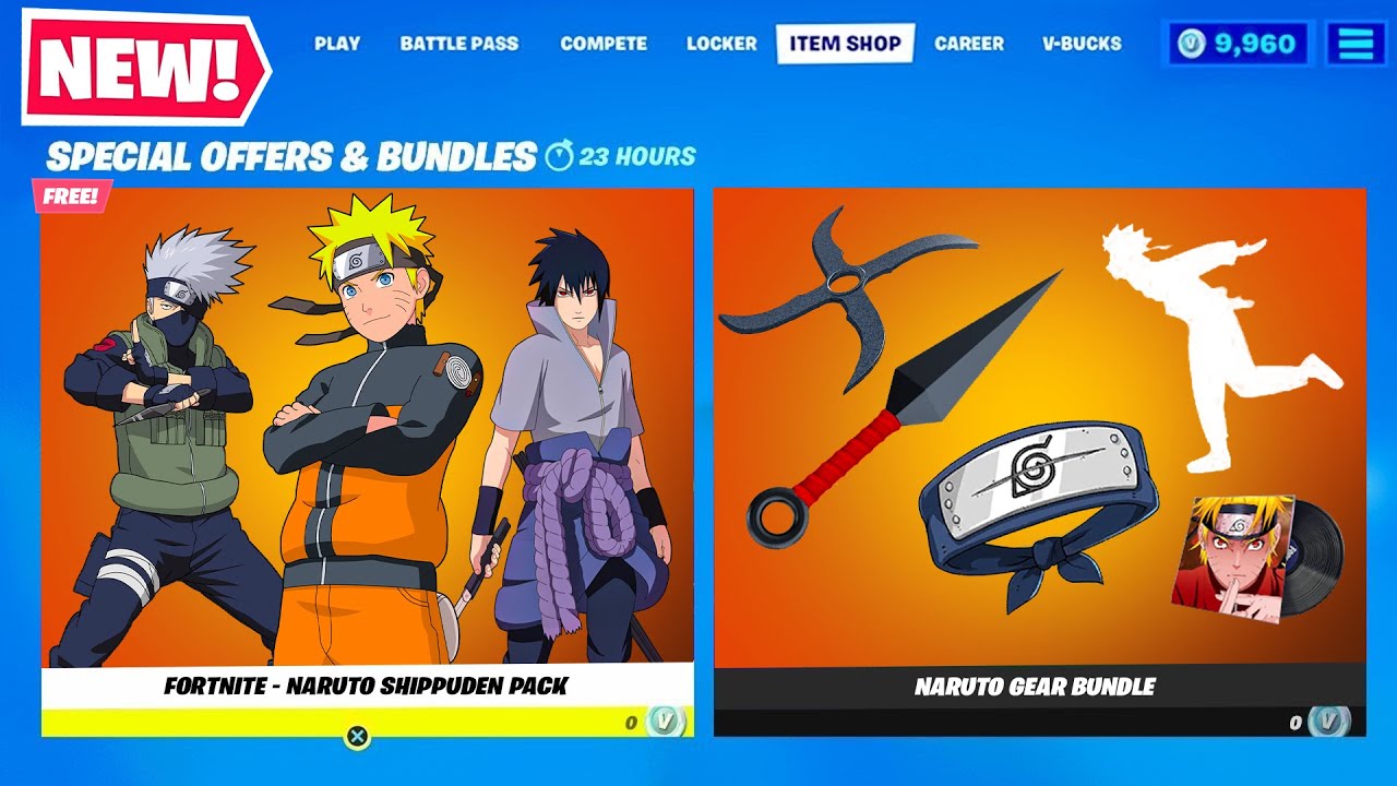 *NEW* Fortnite x Naruto is FINALLY HERE!