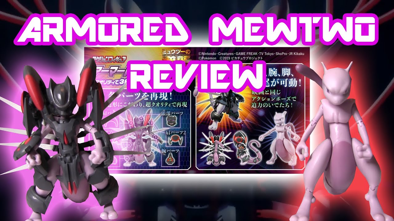 Armored MEWTWO Figure from JAPAN! Unboxing and Assembly