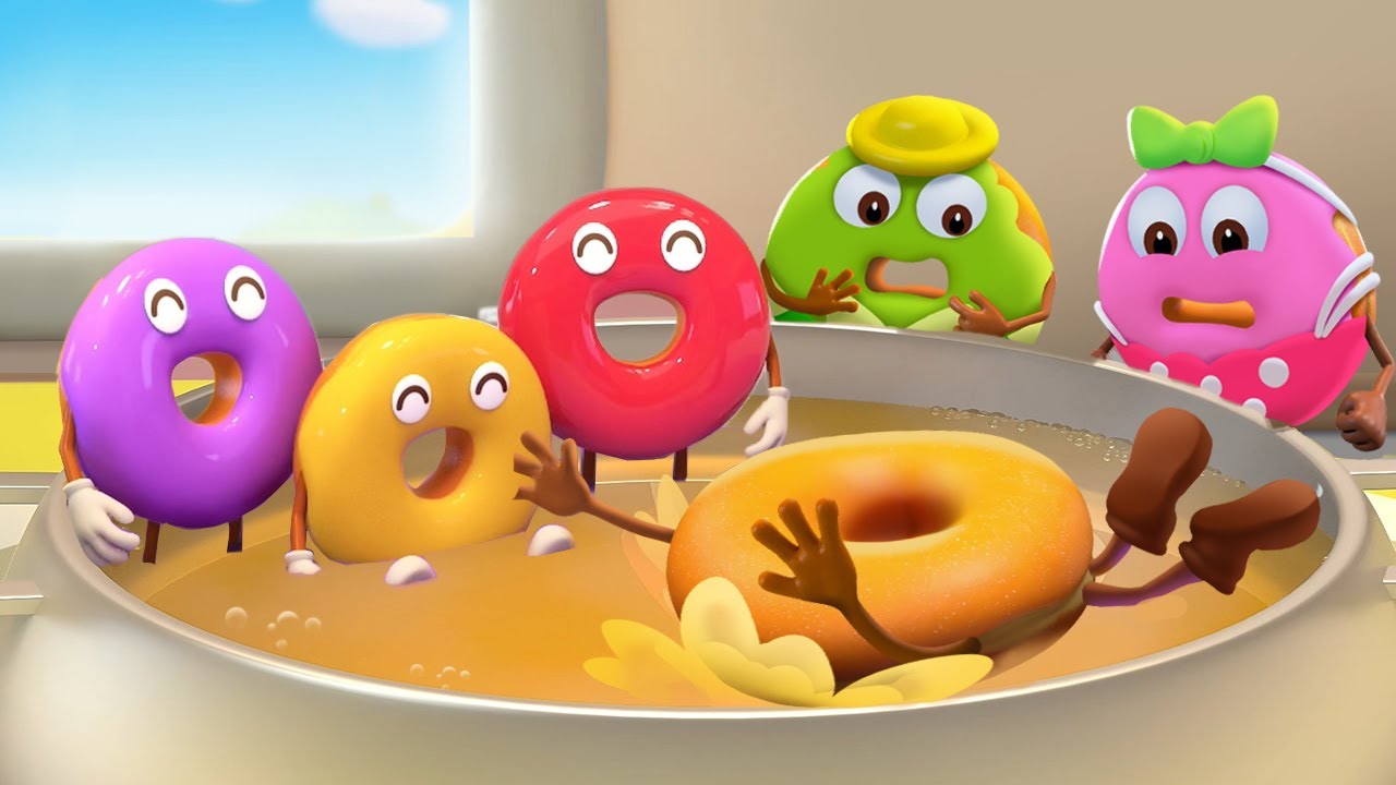 الكعكات الراقصات الملونات | عشر كعكات راقصات | اغاني اطفال | كيكي ميوميو | بيبي باص | BabyBus Arabic