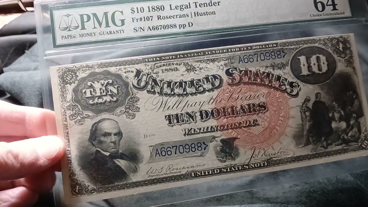 Large size Legal Tender currency silver certificate