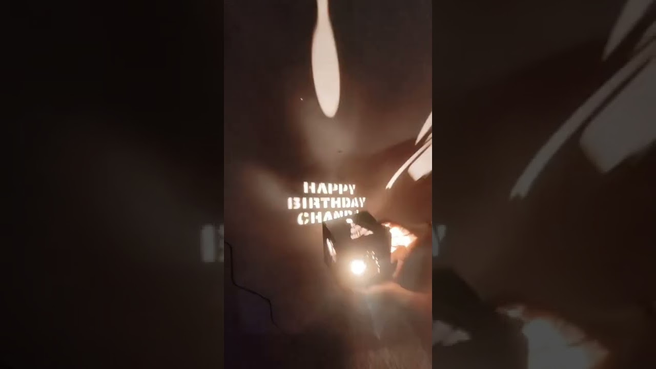 Personalized Happy Birthday Shadow Box Night Lamp with Custom Name - Unique Happy Birthday Gift