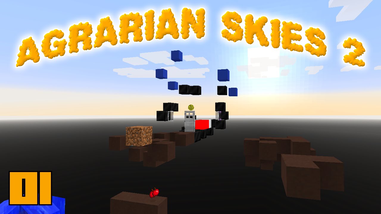 Minecraft Mods Agrarian Skies 2 - ROUND TWO !!! [E01] (Modded Skyblock)