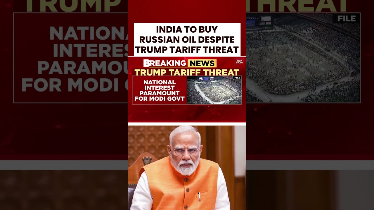 Trump's Tariff Threat: India Hits Back, Vows to Continue Buying Russian Oil | India Today News