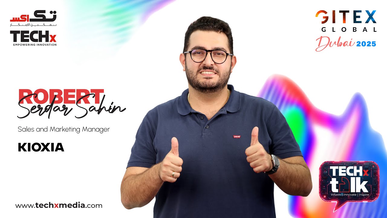 KIOXIA at GITEX 2025: AI SSDs & Regional Growth | Robert Serdar Sahin | GITEX Global 2025