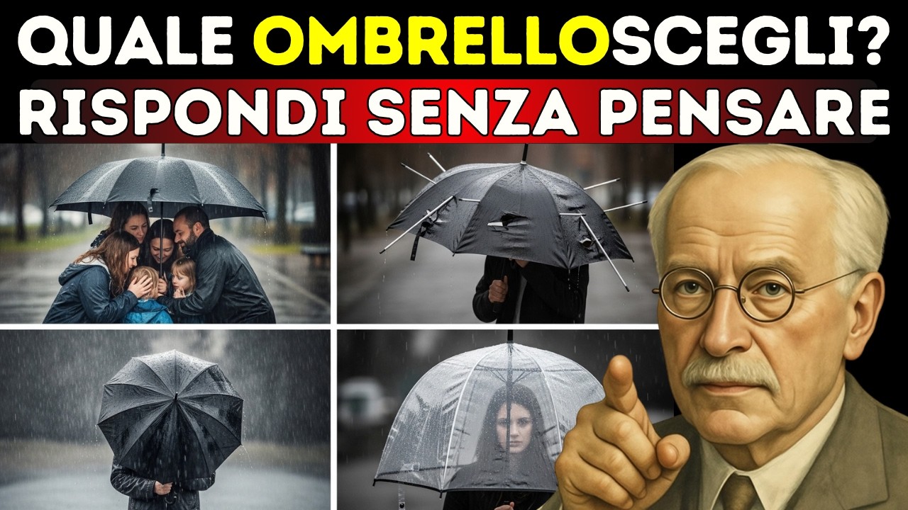 L'OMBRELLO CHE SCEGLI RIVELA DA COSA TI STAI PROTEGGENDO DAVVERO | Carl JUNG TEST
