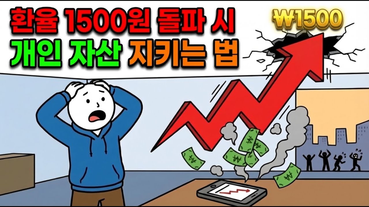 환율 1500원 돌파 시 개인 자산 지키는 법