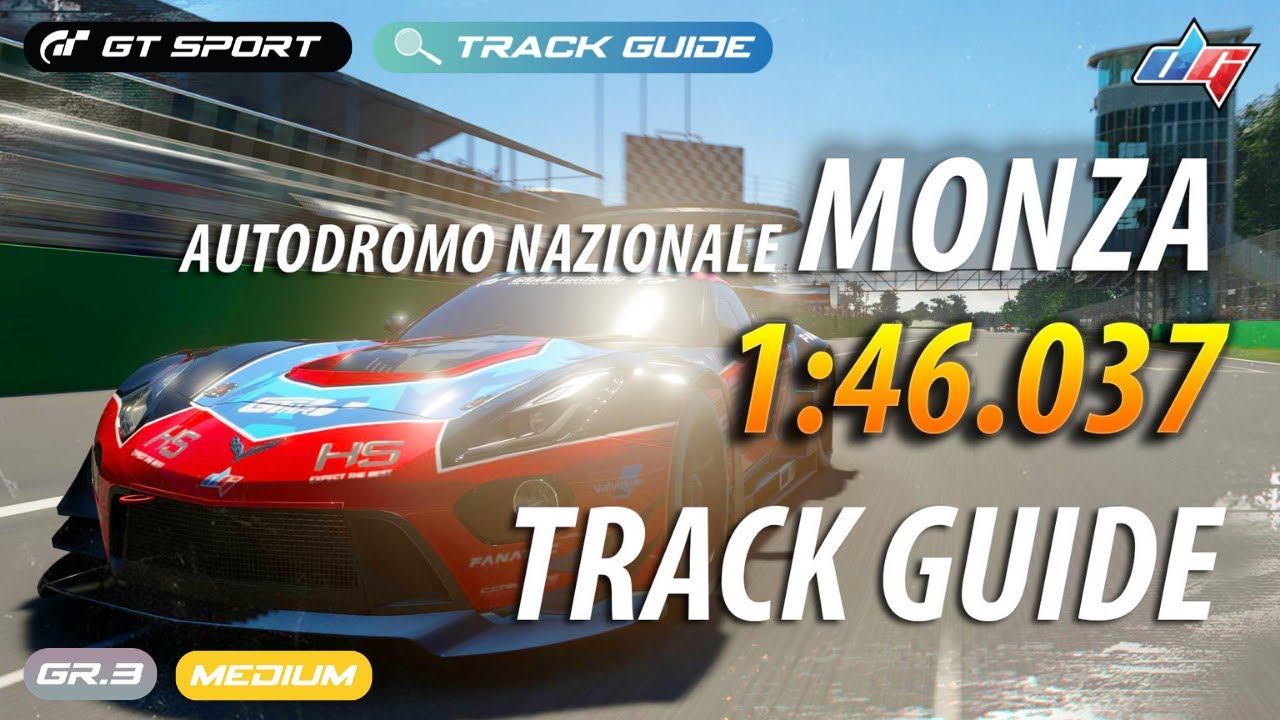 Gran Turismo Sport | Monza Daily Race Track Guide | Corvette C7 Gr.3