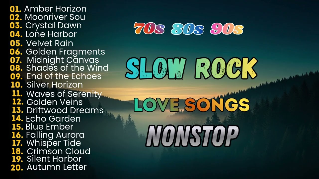 Slow Rock Love Songs Collection 70s 80s 90s | Classic Love Rock Songs for Relaxing