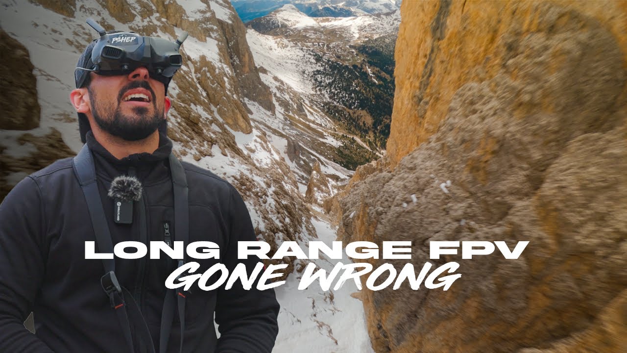 BTS: I Lost Signal Flying FPV Long Range in the Dolomites