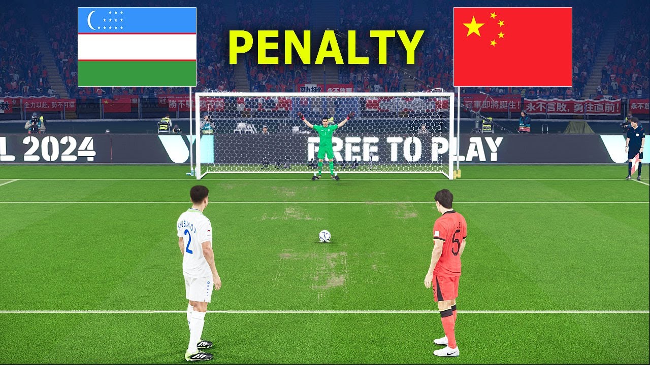 UZBEKISTAN vs TRUNG QUỐC | Loạt sút luân lưu | Cúp bóng đá châu Á AFC 2026 |Trò chơi PES