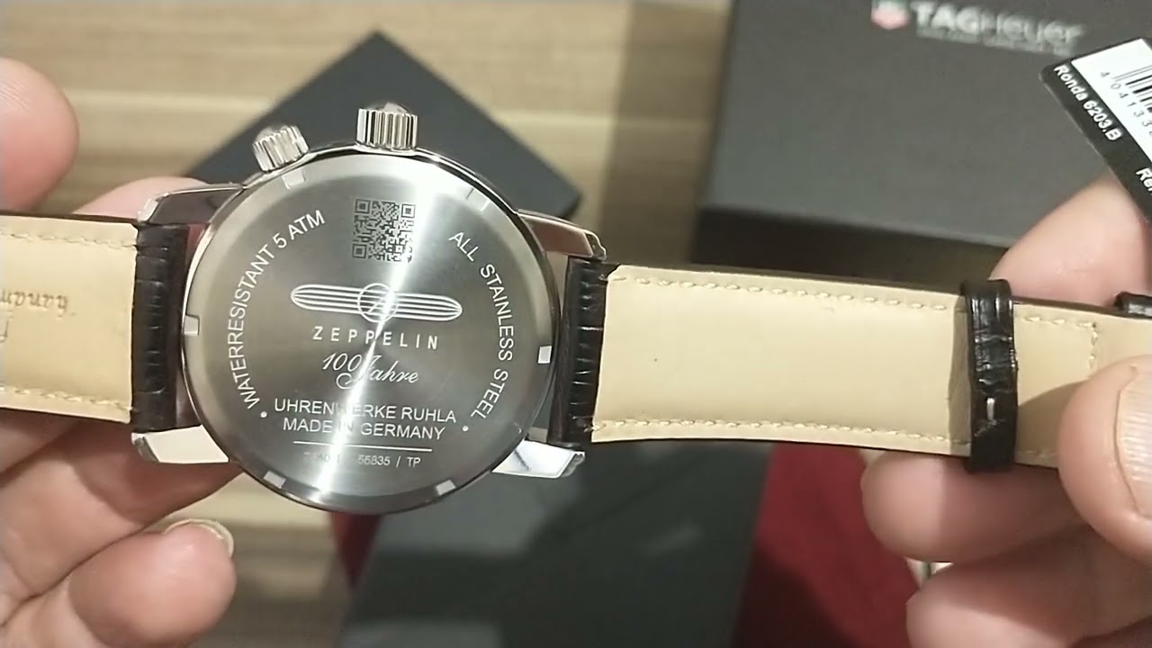 RELOGIO ZEPPELIN  Z76401 EDIÇÃO COMEMORATIVA 100 ANOS  CANAL AFISSURADOS