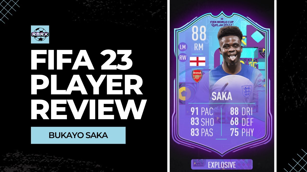 88 WC PHENOMS BUKAYO SAKA - FIFA 23 ULTIMATE TEAM PLAYER REVIEW