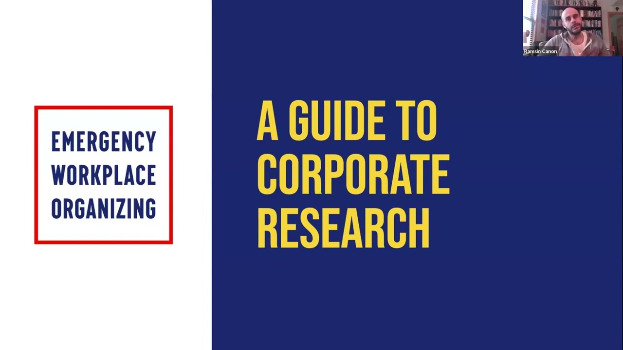Corporate Research Training