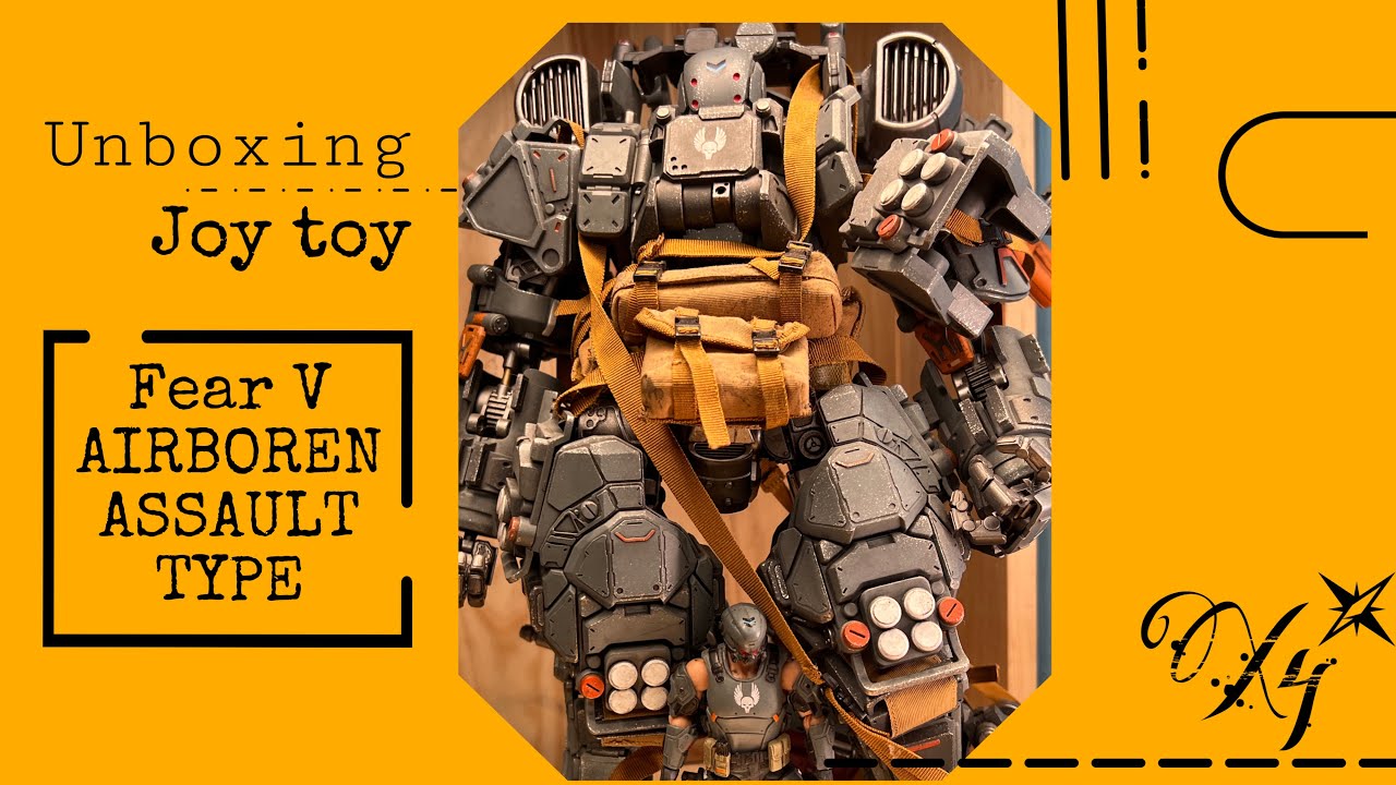 Unboxing JoyToy Battle For The Stars 09th Legion FEAR V Airborne Assault Type Mecha Action Figure