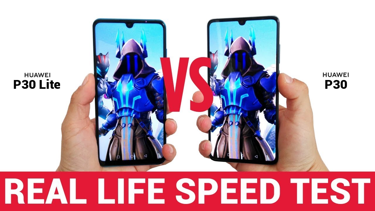Huawei P30 Lite vs Huawei P30 - Real Life Speed Test! [Big Difference?]