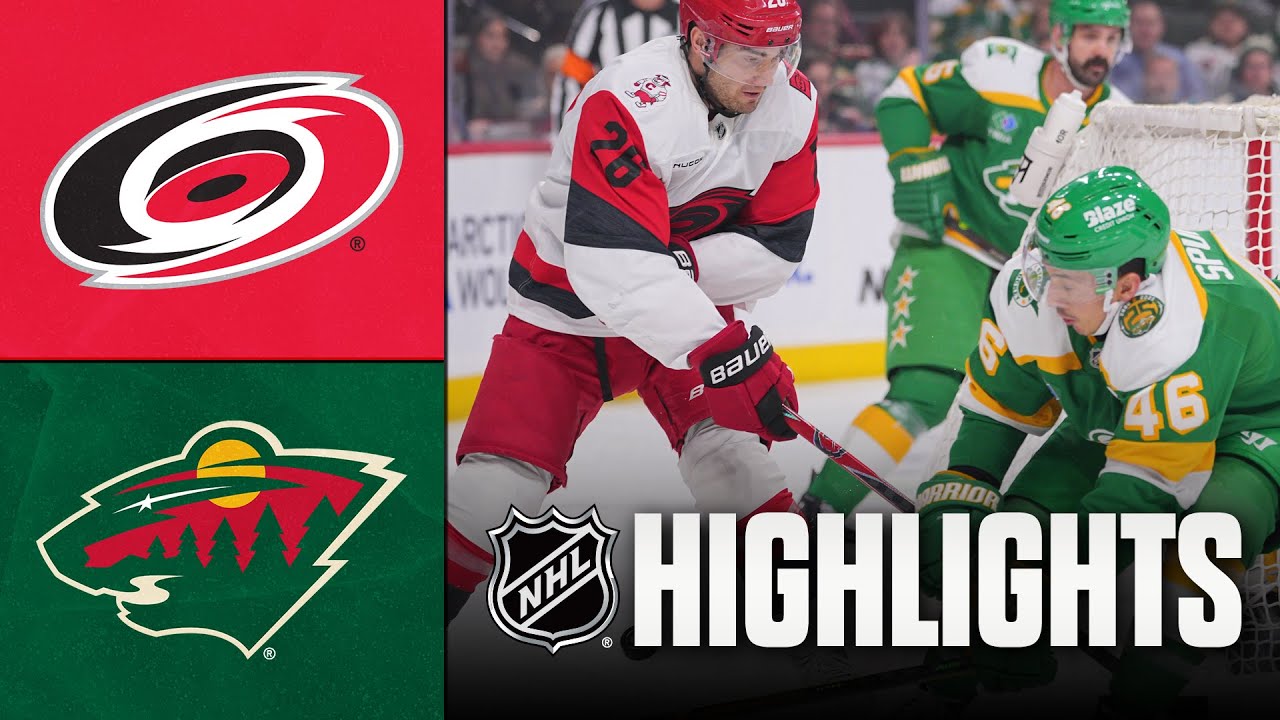 NHL Highlights | Hurricanes vs. Wild | November 19, 2025