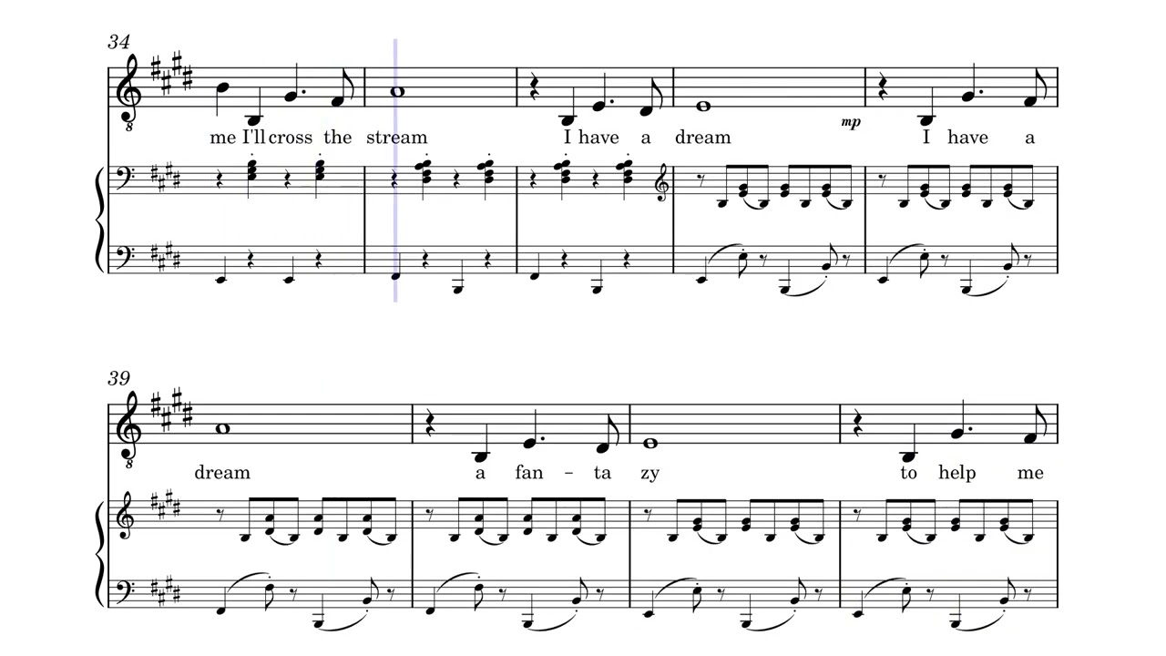 I have a dream – ABBA Tenor