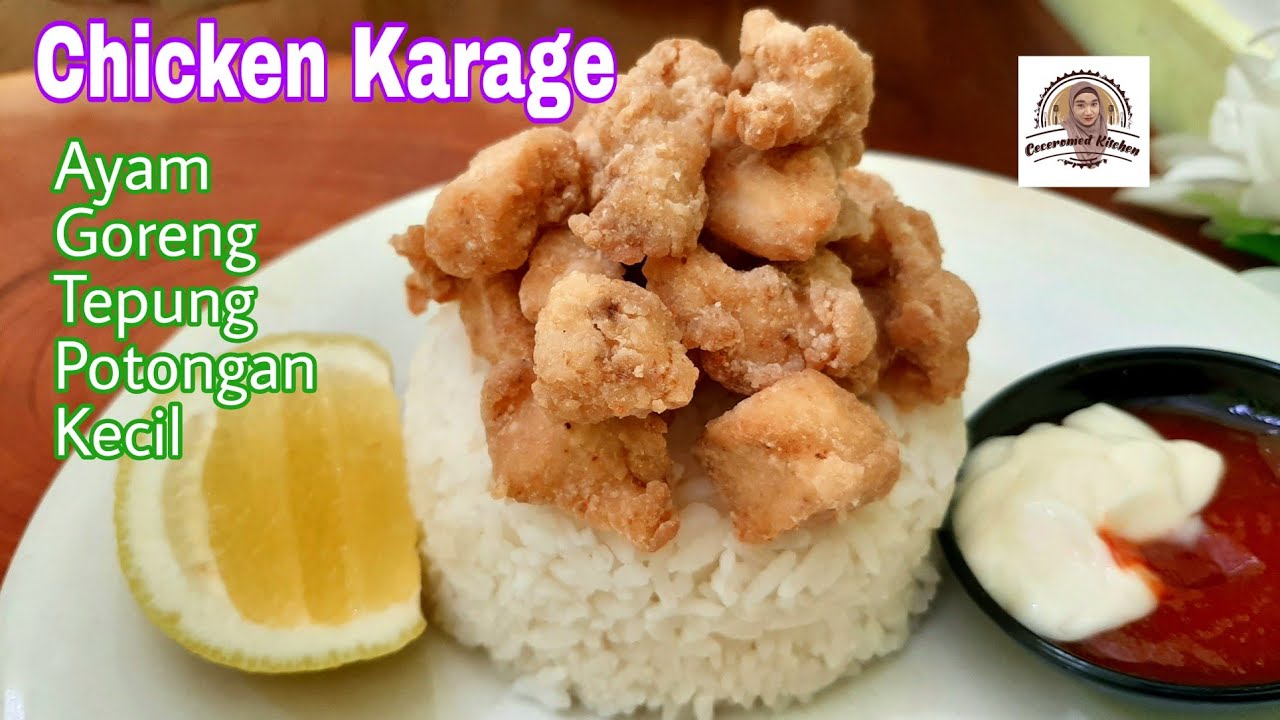 Chicken Karage, Masakan Anak Saya. Rekomen buat Lauk Anak-anak.
