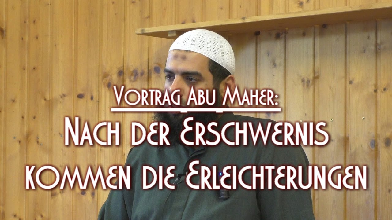 NACH DER ERSCHWERNIS KOMMEN DIE ERLEICHTERUNGEN mit Abu Maher am 18.11.2016 in Braunschweig