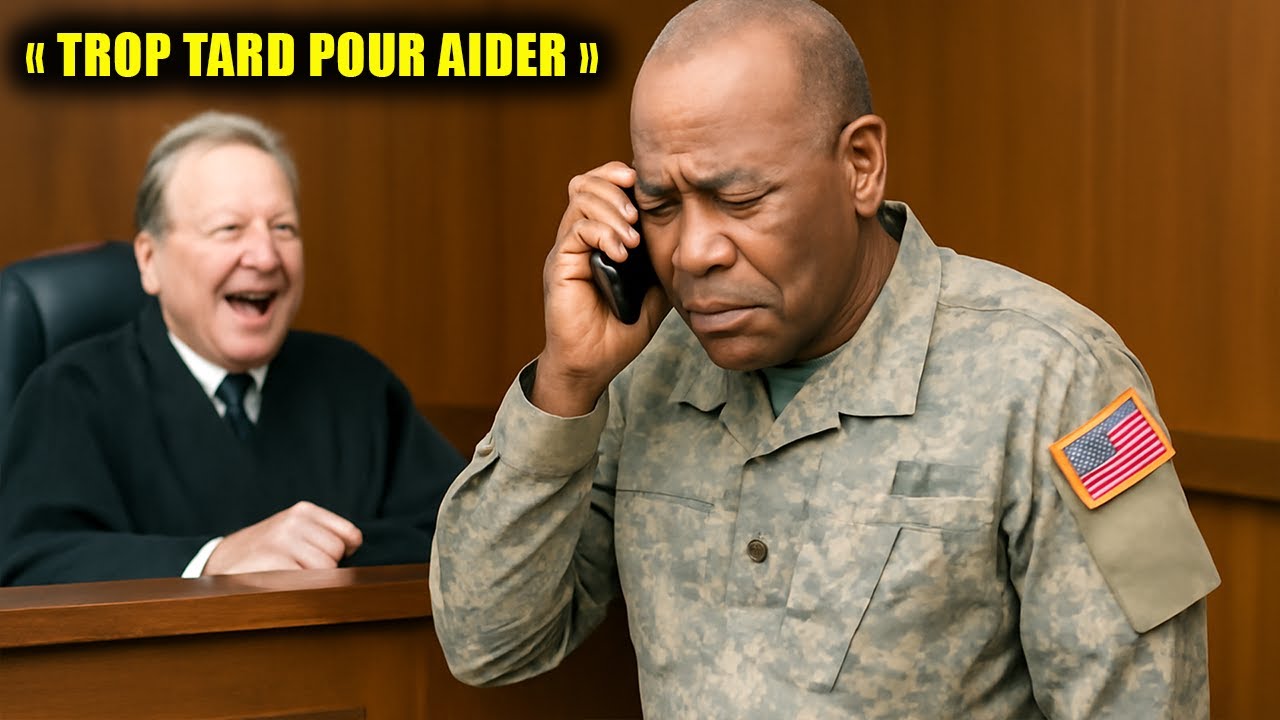 Le juge rit d’un vétéran en larmes au tribunal, mais il n’a aucune idée de qui est sur le point....