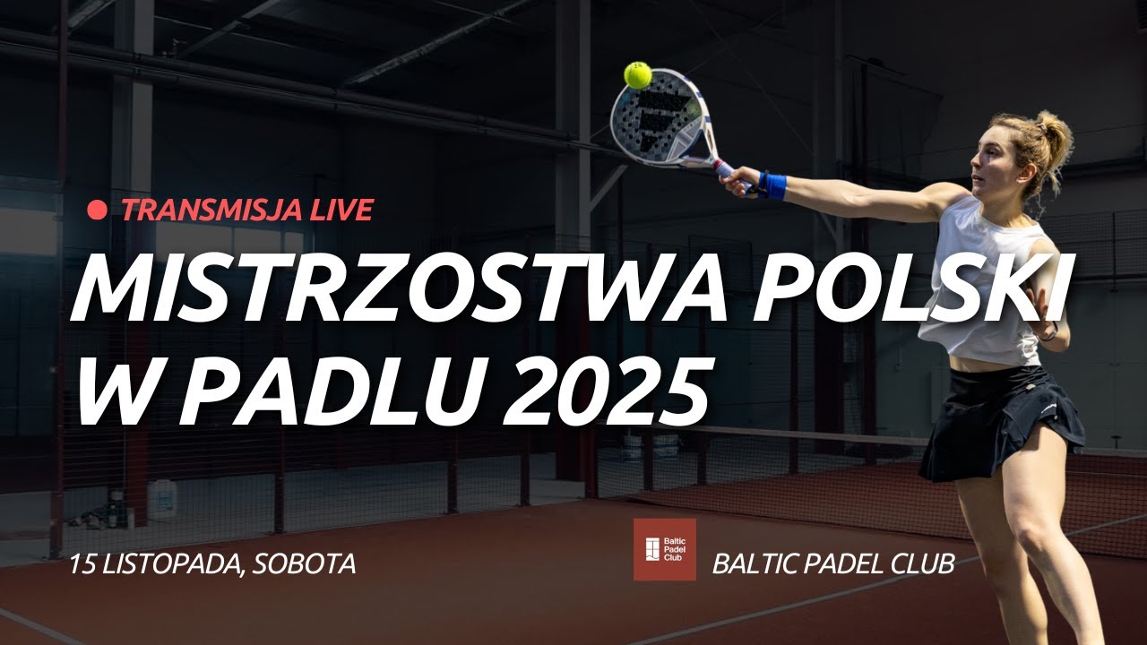 LIVE | Mistrzostwa Polski w Padlu 2025 | Sobota 15.11