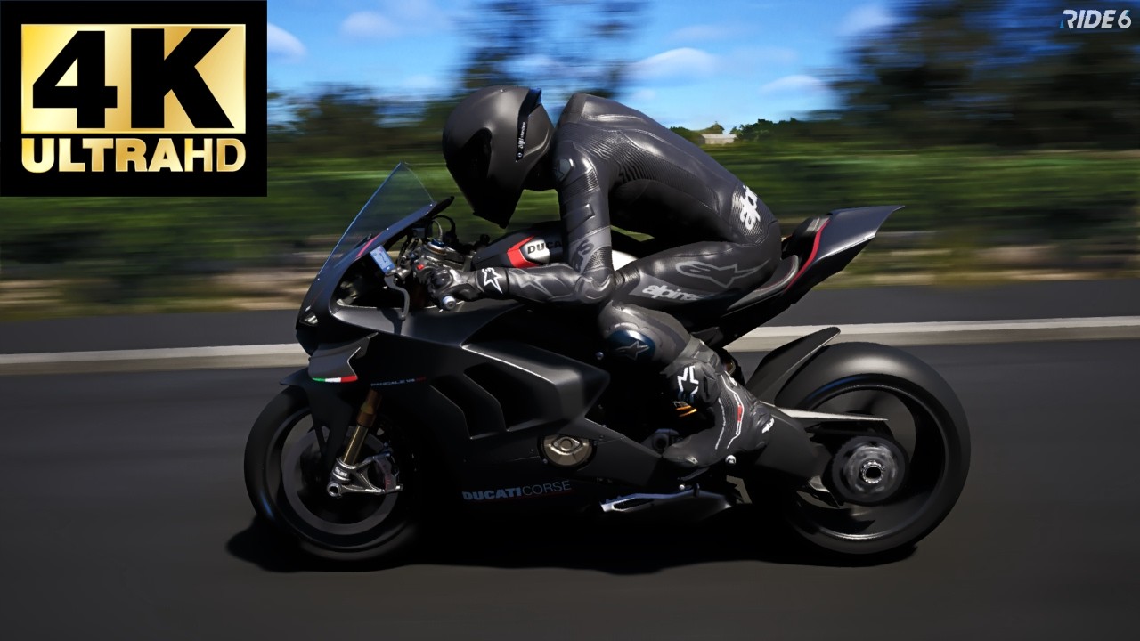 RIDE 6 - Replay Ducati V4 SP 2021 - Nurburgring Nordschleife REMASTER-4K PC 60 FPS