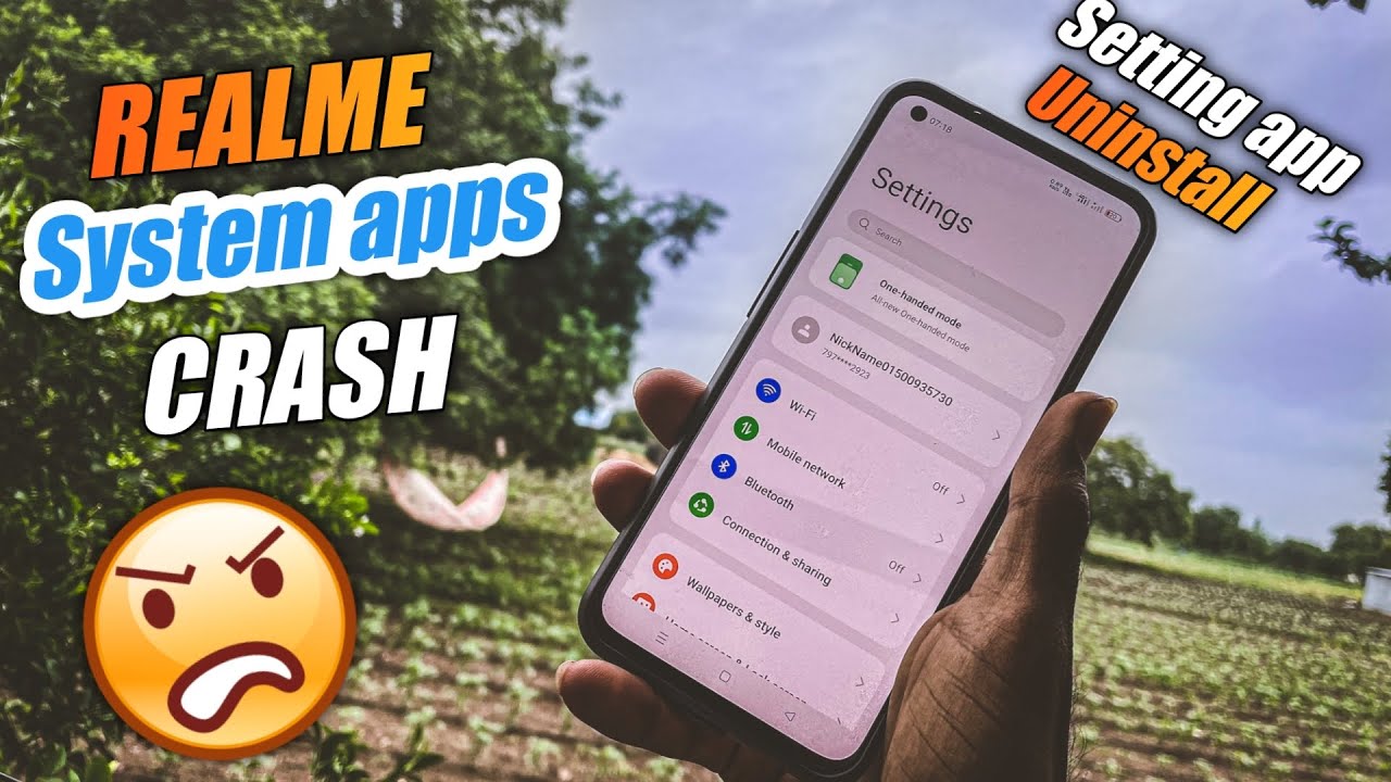 Realme settings app not working | Realme system app crash