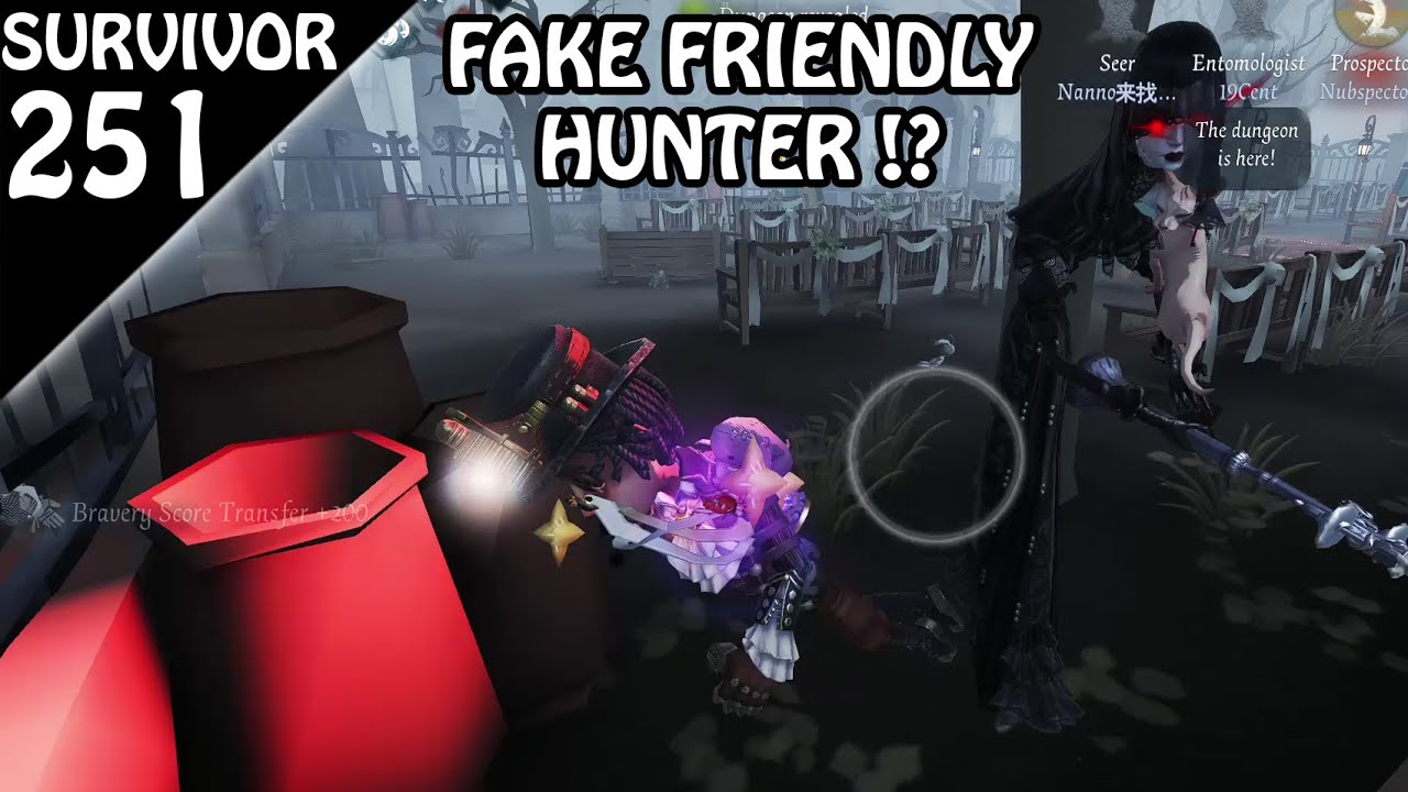 Fake Friendly Hunter in early season?? - Survivor Rank #251 (Identity v)