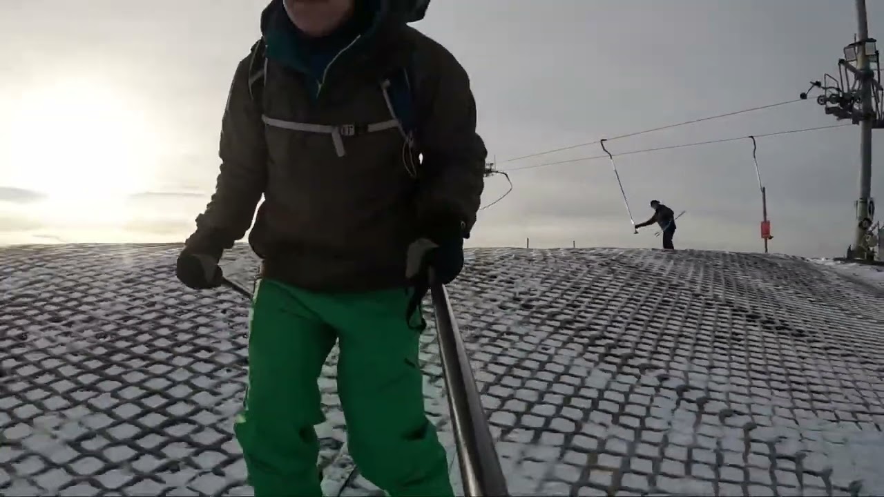 A ski at the not so dry gosling ski slope Welwyn Garden City