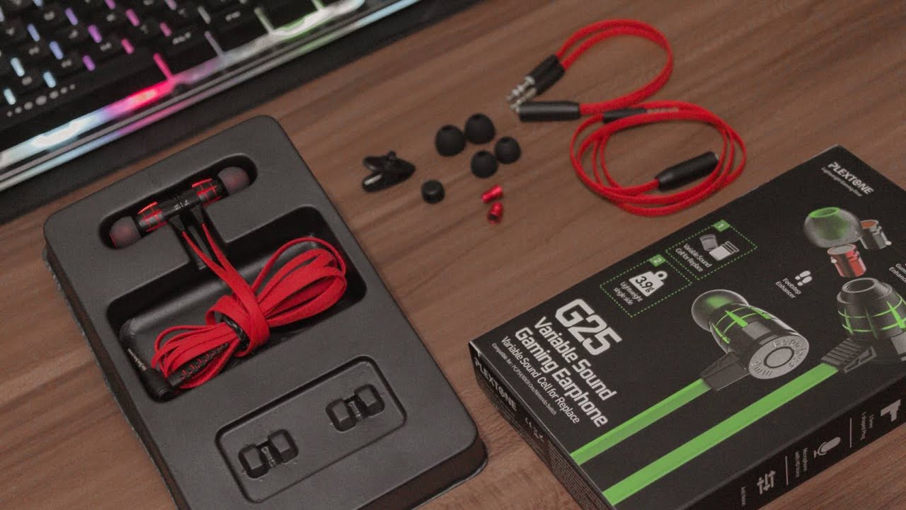 Earphone Gaming Plextone G25: Fitur Banyak Bisa Dibongkar Pasang! (vs Sades Wings 10)