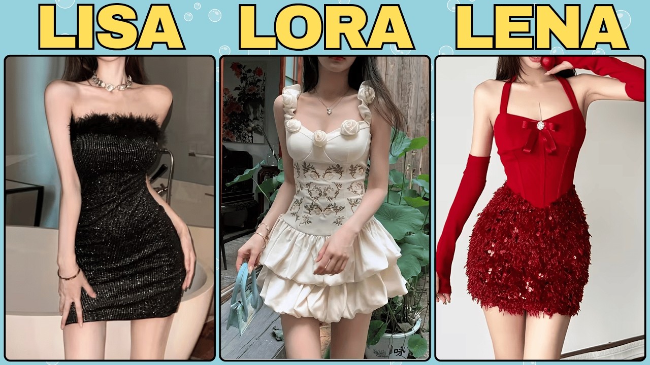 Лиза, Лора или Лена? 💖 Выбирайте свою эстетику! | Весёлый челлендж стиля 💅✨ #lisaorlena #тренд #мода