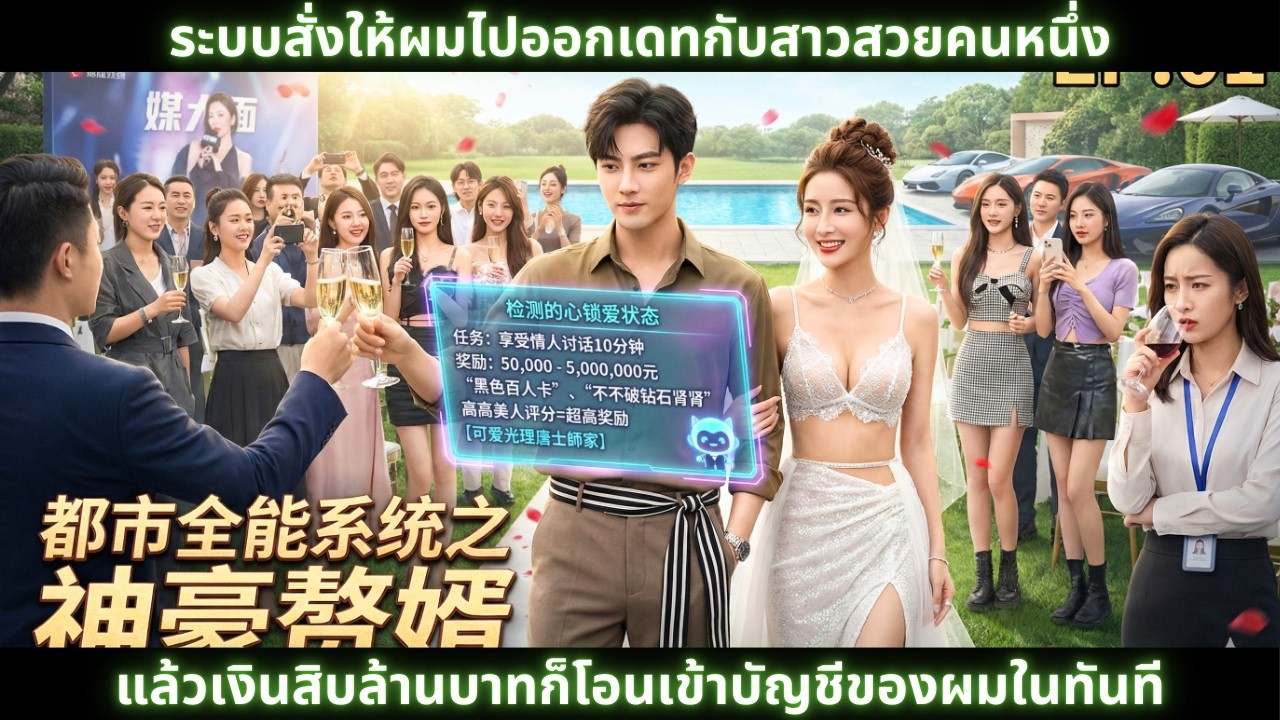[ซีรีส์จีน] ระบบสั่งให้ผมไปออกเดทกับสาวสวยคนหนึ่ง แล้วเงินสิบล้านบาทก็โอนเข้าบัญชีของผมในทันที