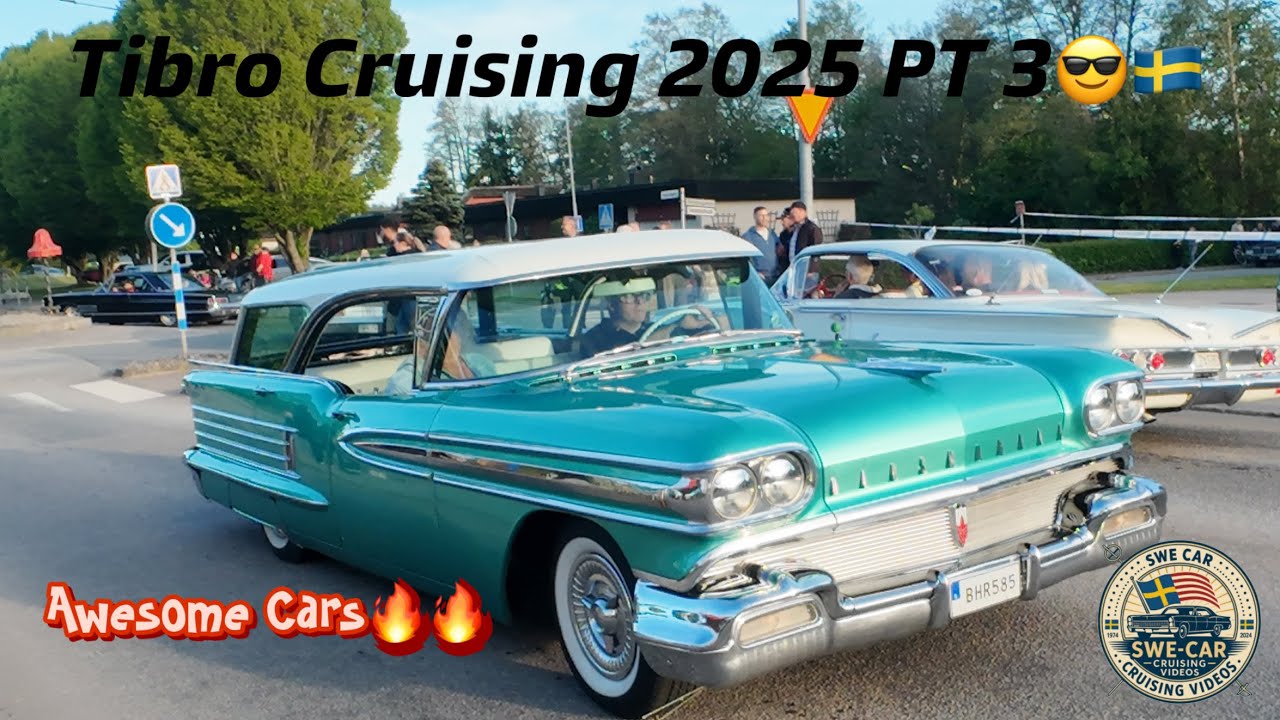 Cruising Tibro 😎🇸🇪 2025 PT3 Awesome Classic Cars🔥🔥