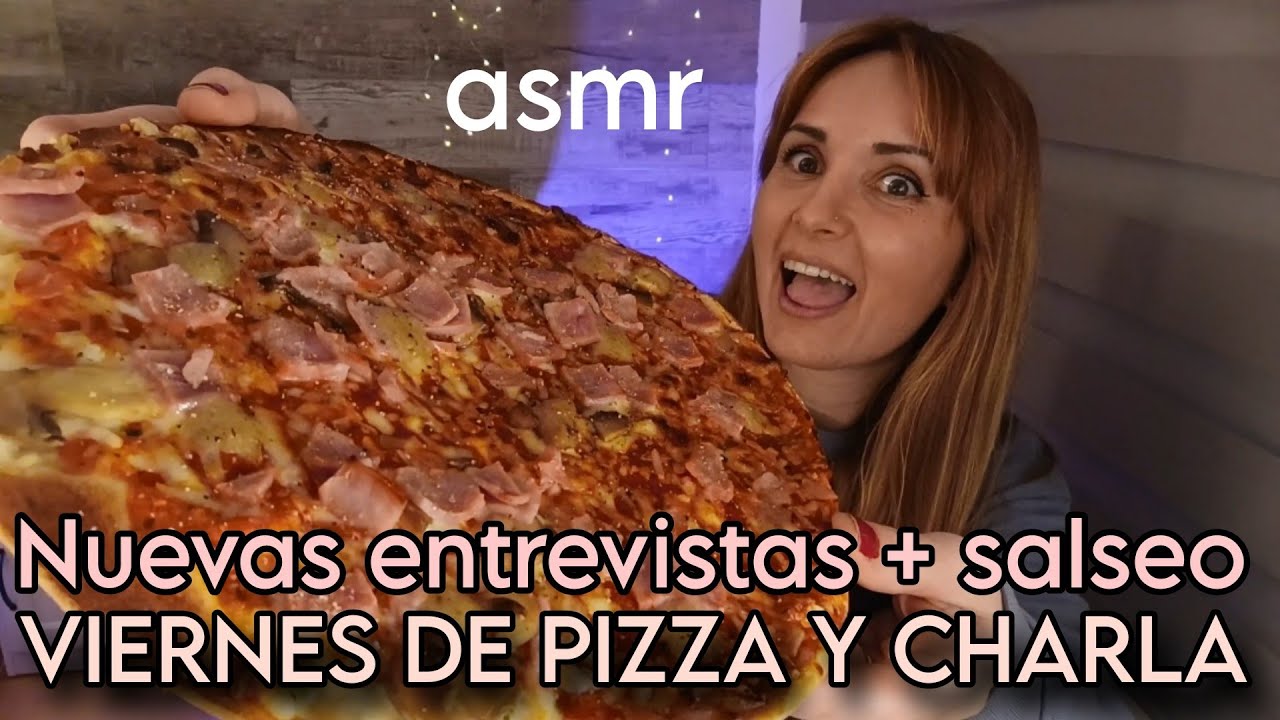 Pizza +  UPDATE ✨ más entrevistas buenas y malas 🤯 ASMR español 