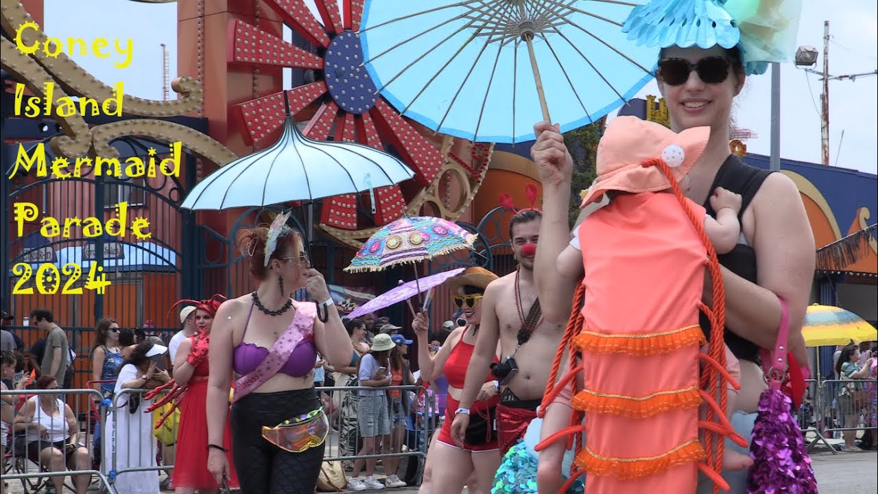 Coney Island Mermaid Parade 2024 [4k]