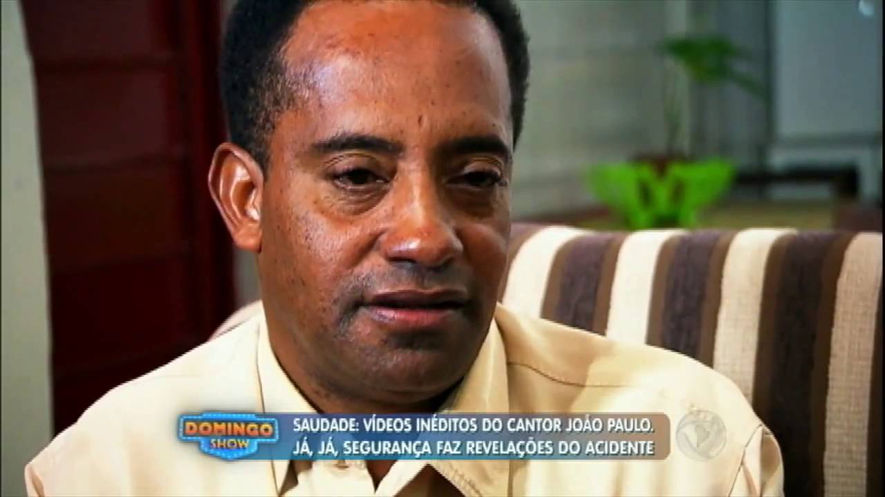 Saudade: cantor João Paulo é lembrado no Domingo Show