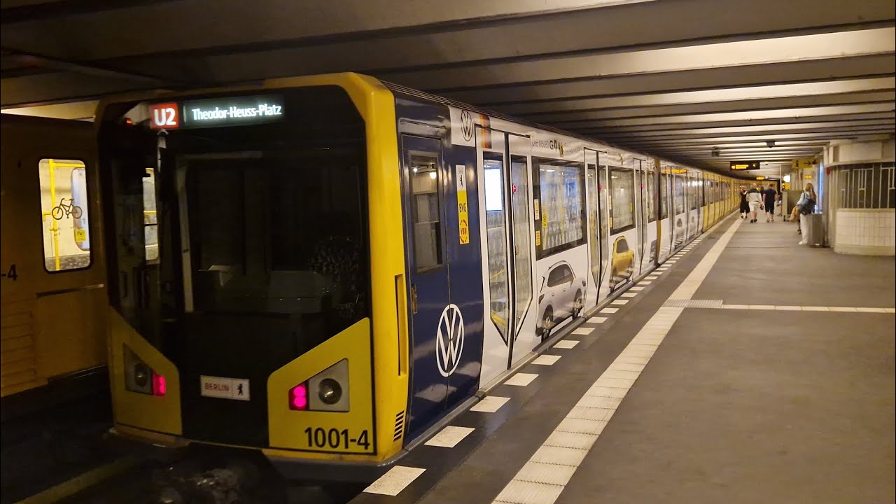 U-Bahn Berlin | Mitfahrt in der U2 von Alexanderplatz bis Theodor-Heuss-Platz im HK00 1001-4