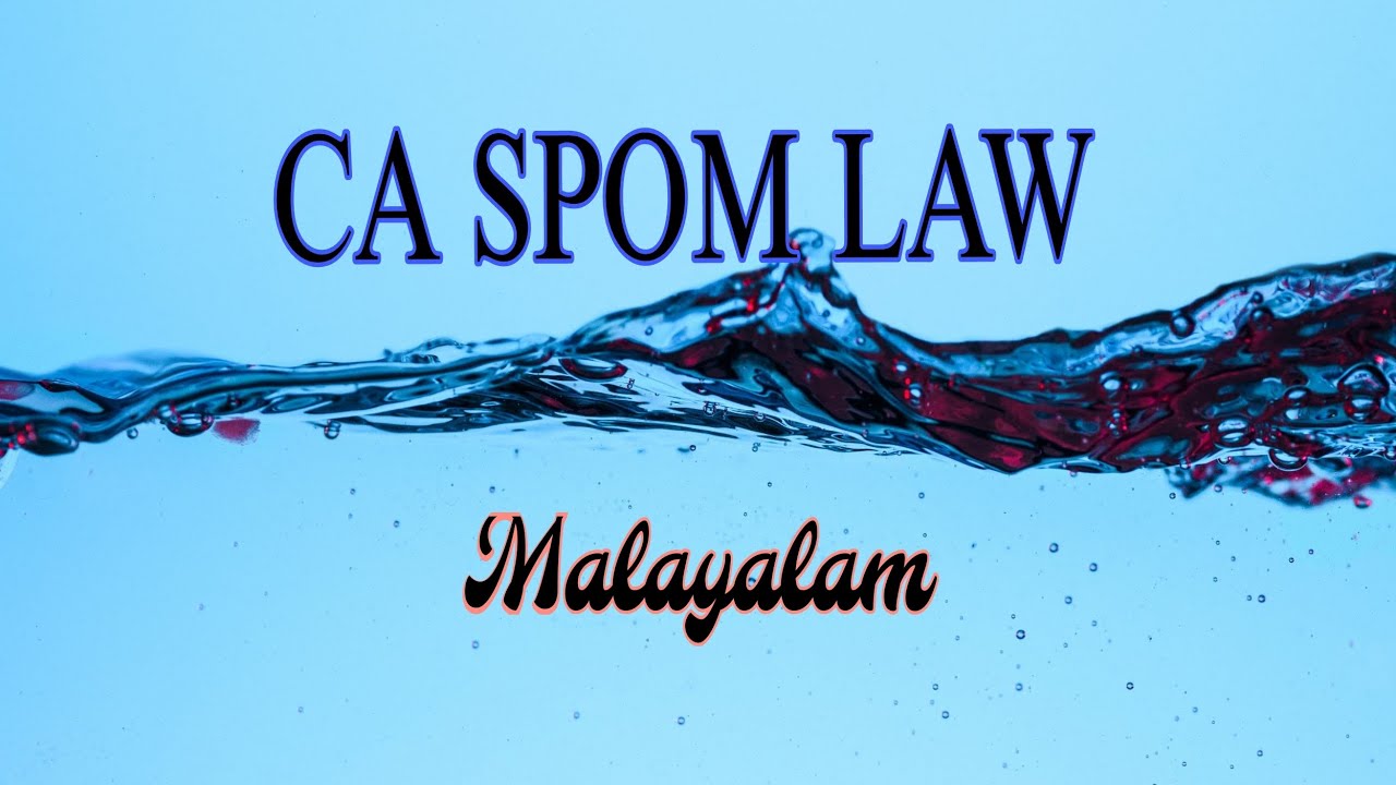 CA FINAL SPOM LAW MALAYALAM CLASS PART -3#cafinal #cafinallaw #cafinalpreparation #cainter