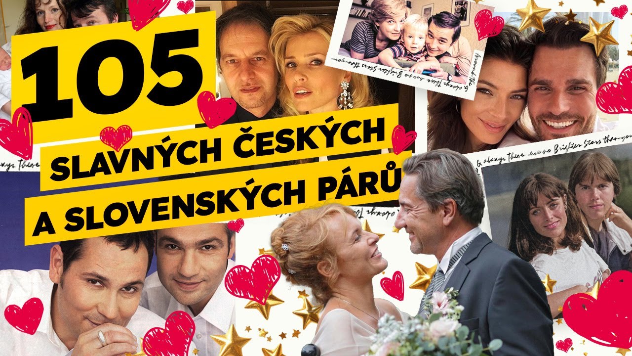 105 slavných českých a slovenských párů: májový speciál