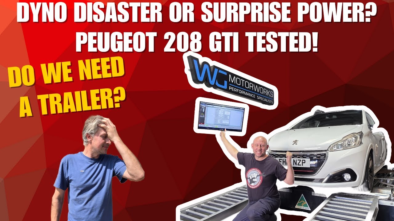 Катастрофа на динамометре или неожиданная мощь! Протестирован Peugeot 208 GTI! #диностенд #peugeo...