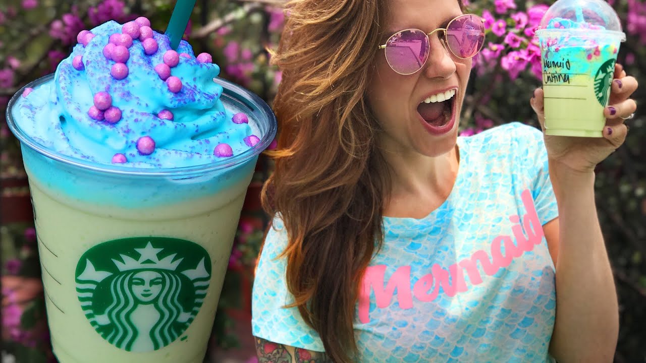 RECETA DEL ¡FRAPPUCCINO SIRENA! (MERMAID FRAPPUCCINO) | DACOSTA'S BAKERY