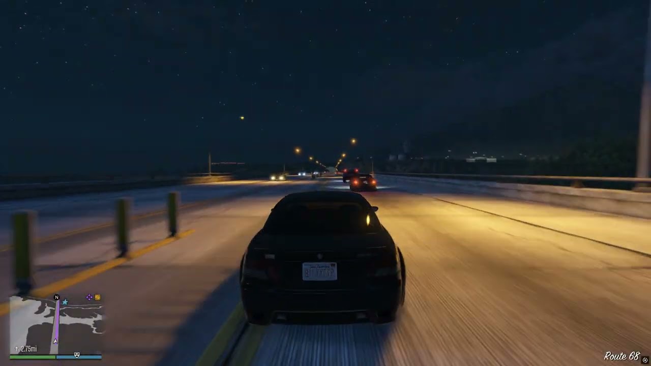 gta online Sentinel XS night ride