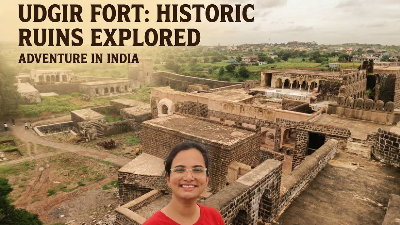 Inside Udgir Fort: The Fort with a 40ft Deep Trench🤯 |  Forts & Folklore #maharashtra #forts 